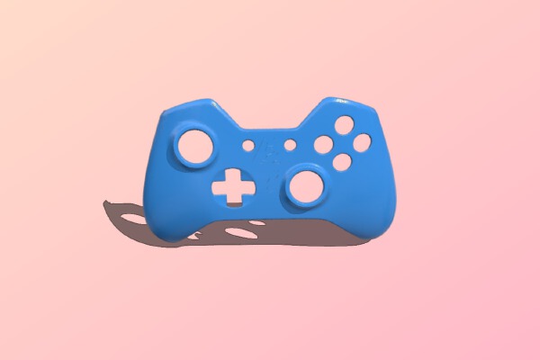 Xbox One Skyrim Controller Cover Plate | 3d print model
