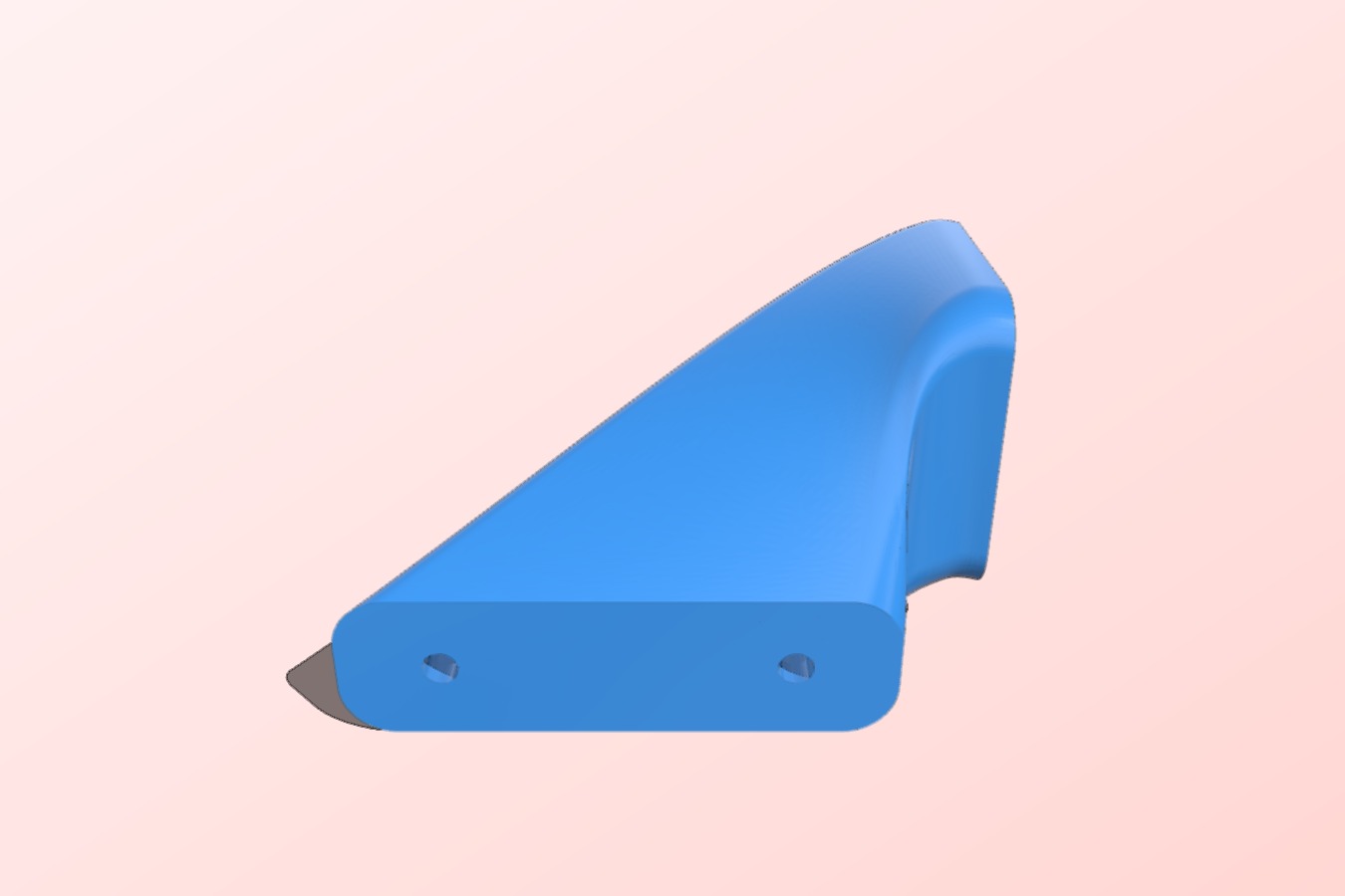 CR10 Y axis Bumper stiffener Bracket