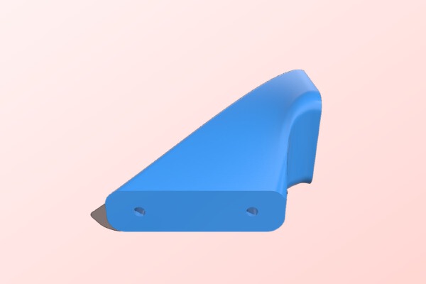 CR10 Y axis Bumper stiffener Bracket | 3d print model
