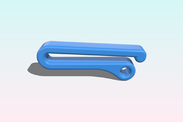 Key Ring Belt Clip | 3d print model