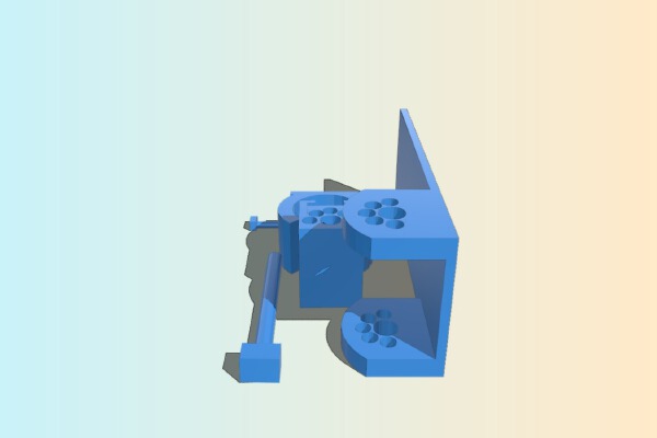 Fenix FD20 backpack attachment | 3d print model