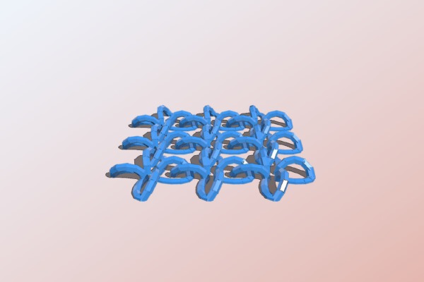 Circle Knot Chainmail | 3d print model