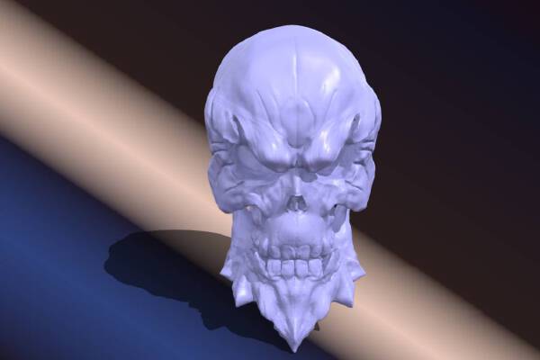 Ainz jaw connected to skull | 3d print model