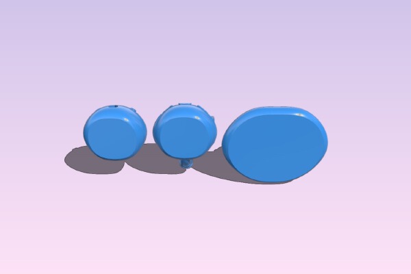 Slime Rancher – Gold, Lucky and Puddle Slimes | 3d print model