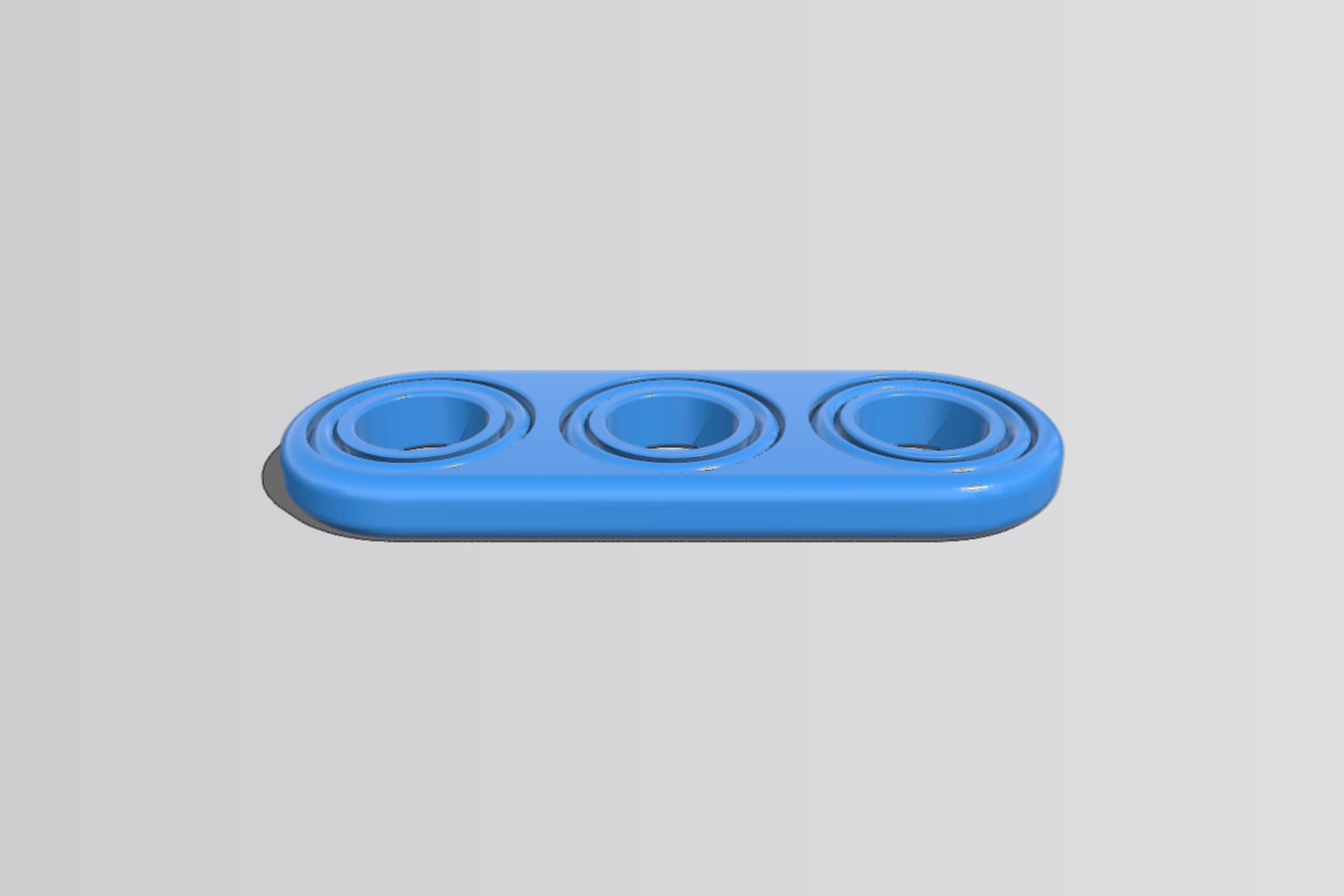 Free-Spinning Three Bearing Fidget