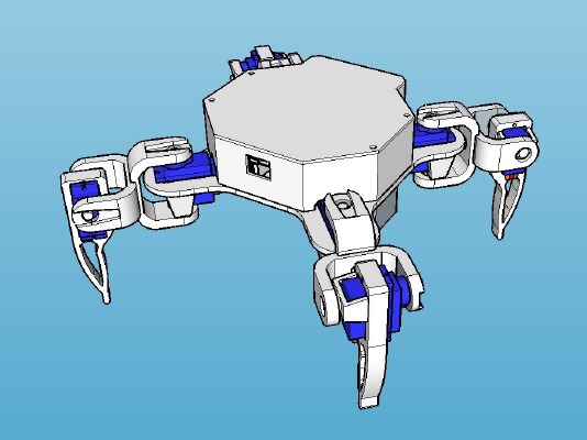 Quadruped Robot Model 1 | 3d print model