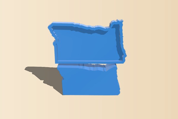 Oregon gift box | 3d print model