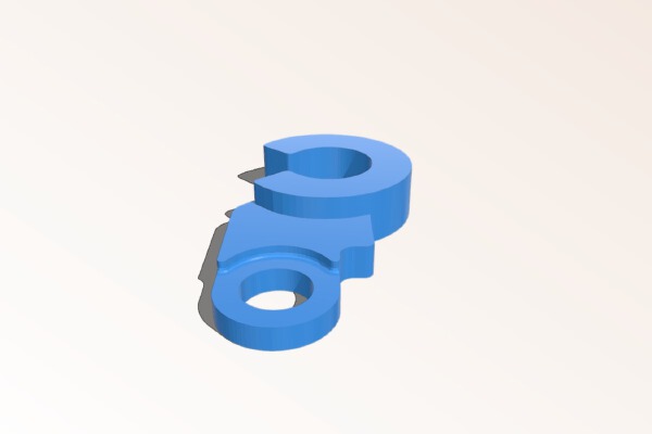 Ender-3 Extruder Cable Hook | 3d print model