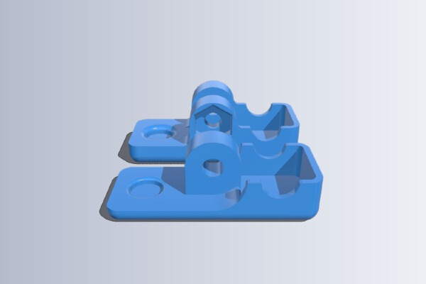 Little Whale - Filament-Cleanerclamp | 3d print model