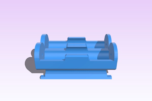 Flysky Fs-i6 18650 doble mod | 3d print model