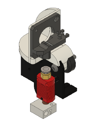 Direct Drive Extruder Mount for Ender 3, CR-10 | 3d print model