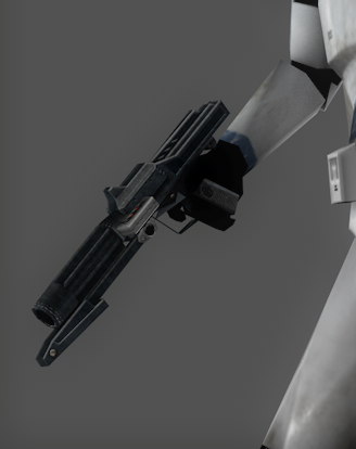 Star Wars Battlefront II 2005 version DC15 pistol clone blaster