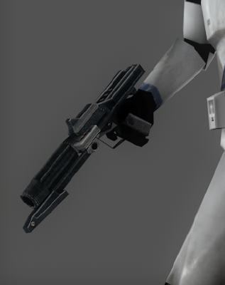 Star Wars Battlefront II 2005 version DC15 pistol clone blaster | 3d print model