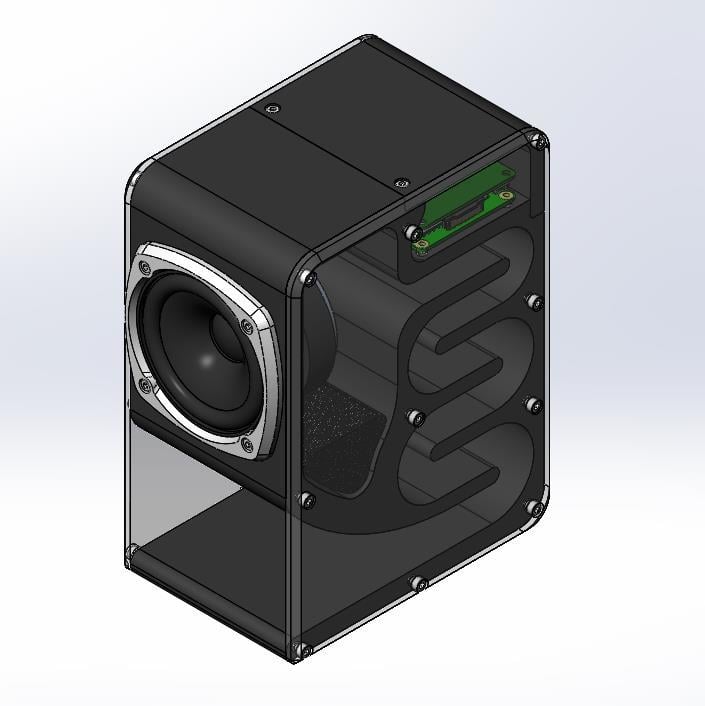 Multiroom version for Raspberry Pi & HiFiBerry - Back Horn Speaker
