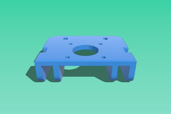 flsun i3 y stepper motor bracket | 3d print model