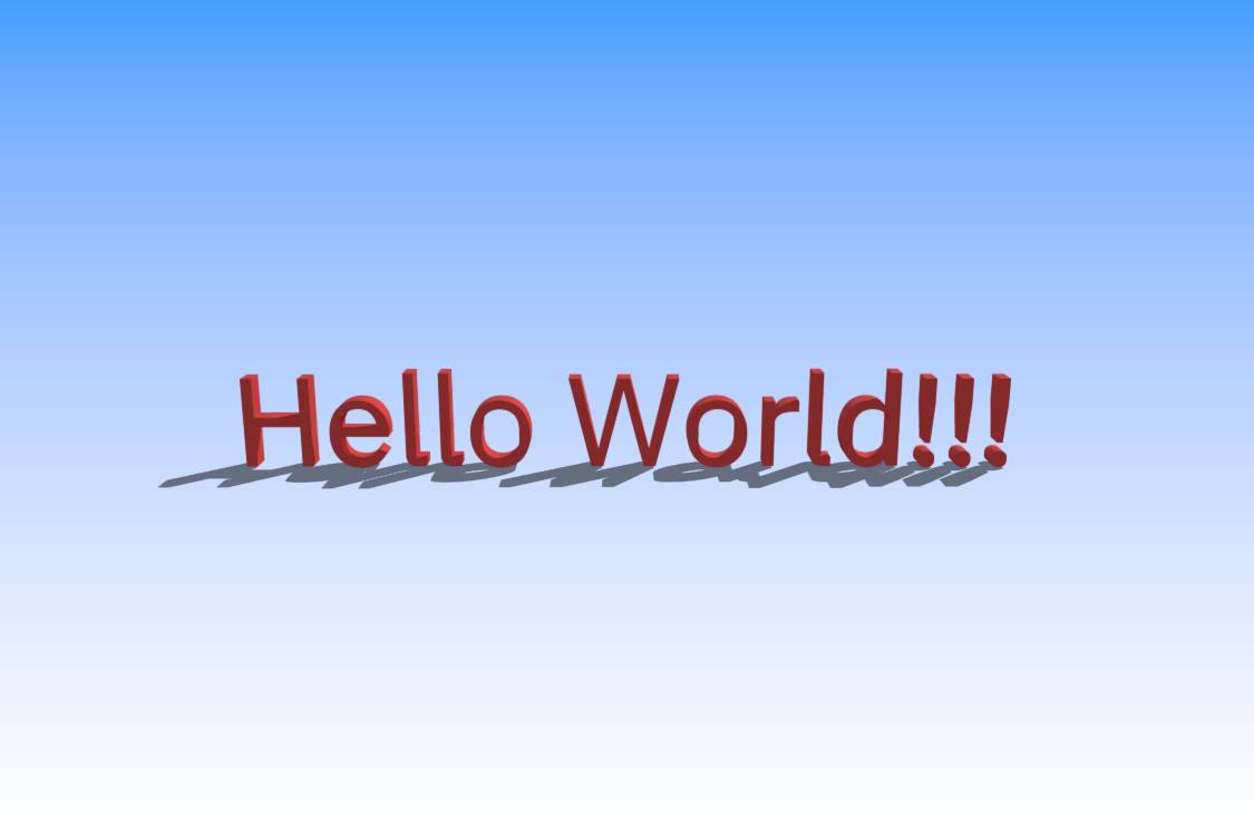 Hello World!!!