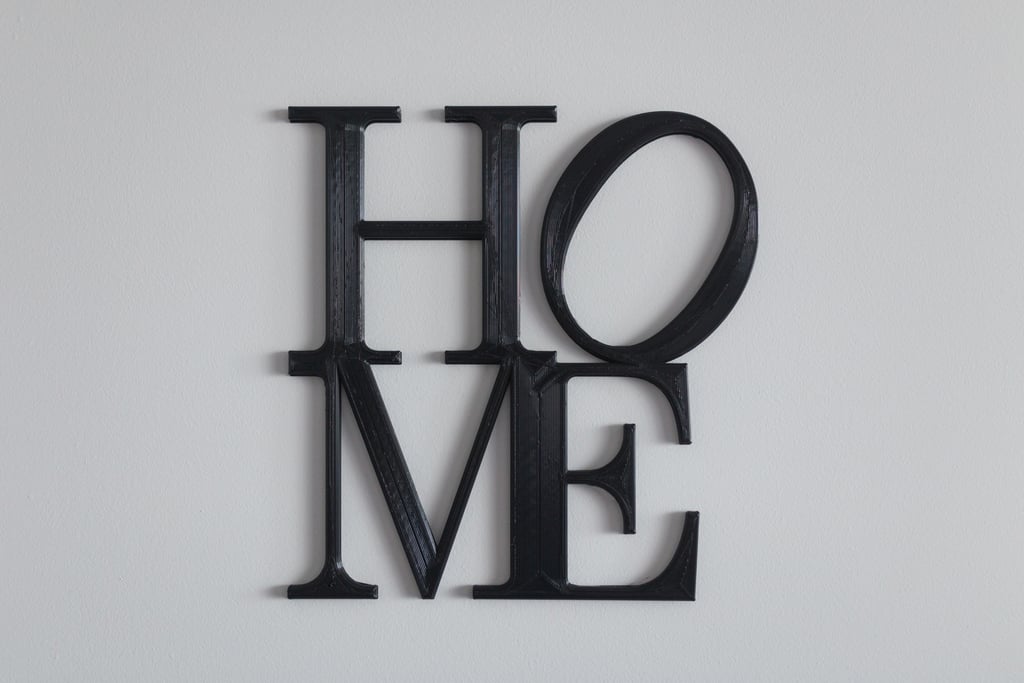 Home letters decor