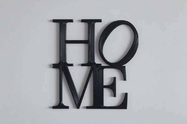 Home letters decor | 3d print model