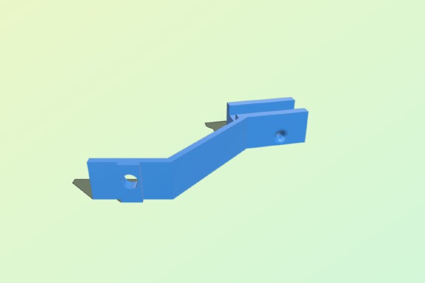 Optical filament runout sensor bracket for 30x30 extruded aluminum profile | 3d print model