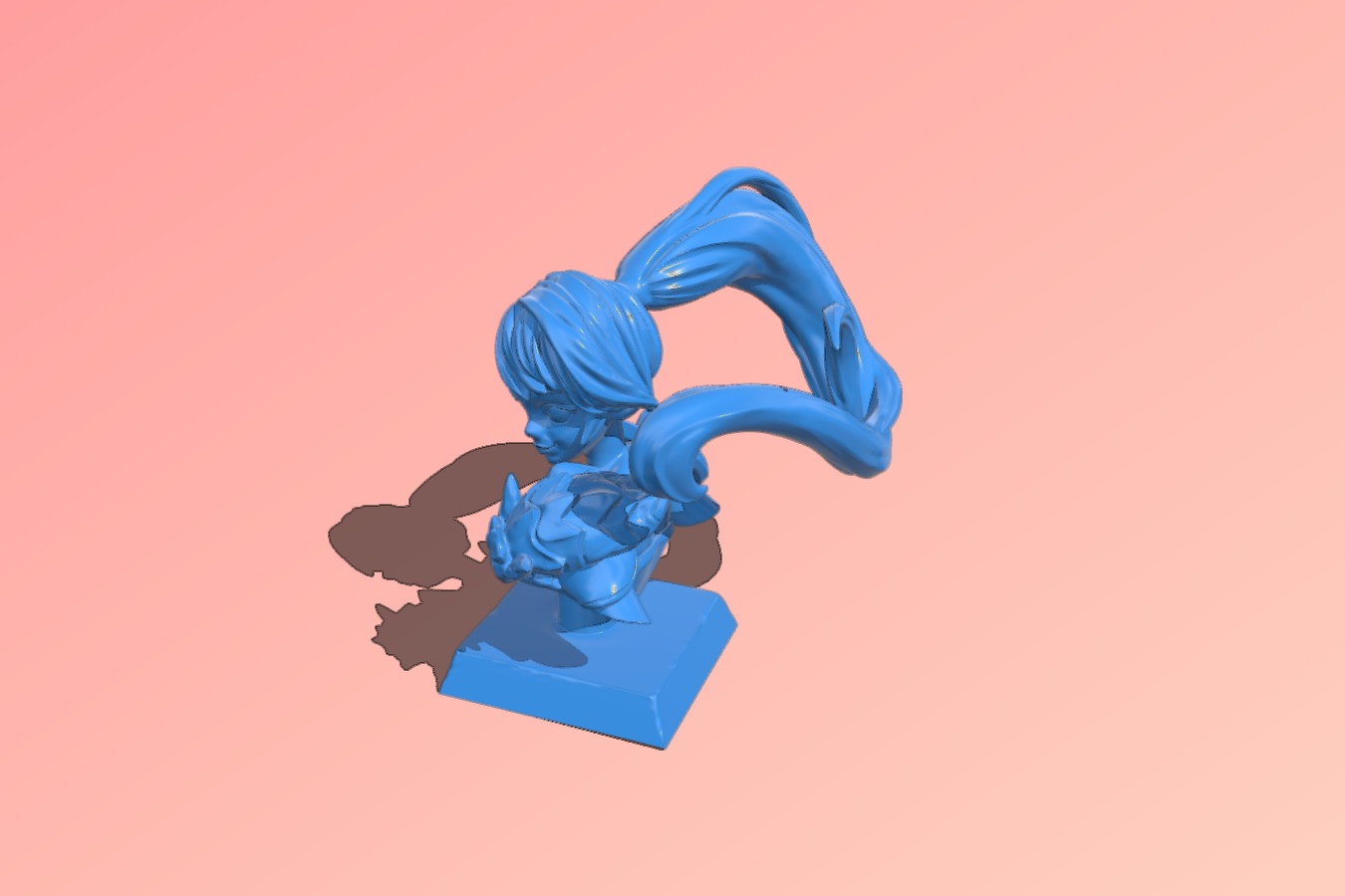 Zary Bust B0012523 3d model file for 3d printer