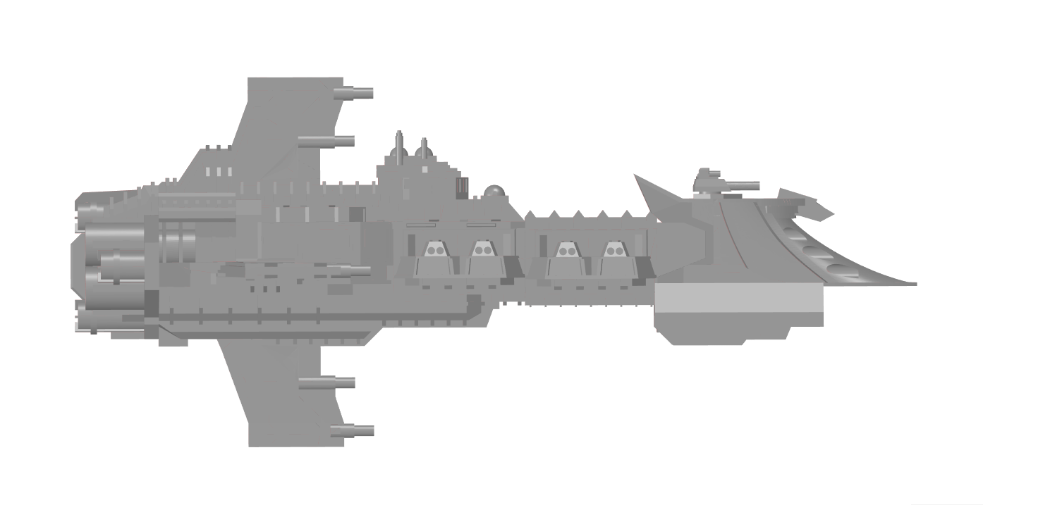 Imperial sub-warp battlecruiser