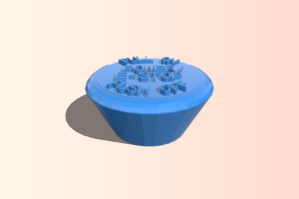 UPDATED E-stop knob, parametric-ish | 3d print model