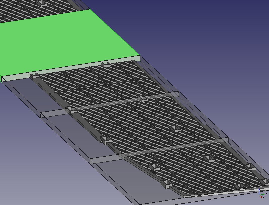 A_C cooler protection (grid) for Renault Megane II (2005-2007)