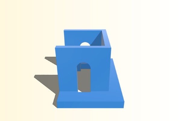 Makerbot Replicator 2X X-Axis pulley holder | 3d print model