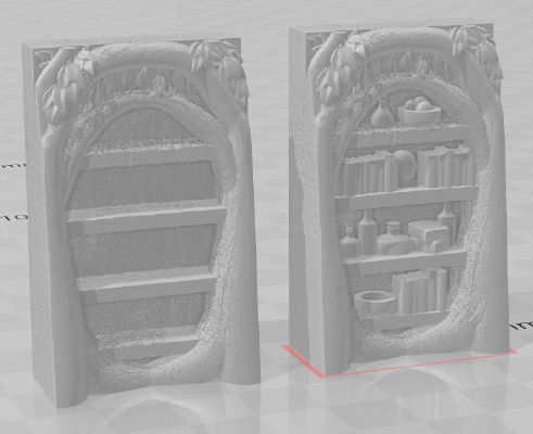 Elven Shelf - Stone Skull Studios | 3d print model