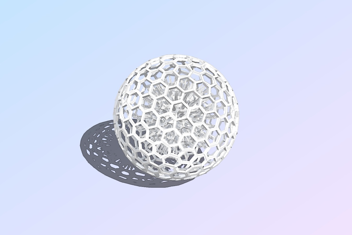 Spike Ball in honeycomb ball