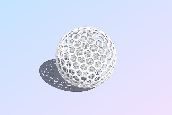 Spike Ball in honeycomb ball | 3d print model