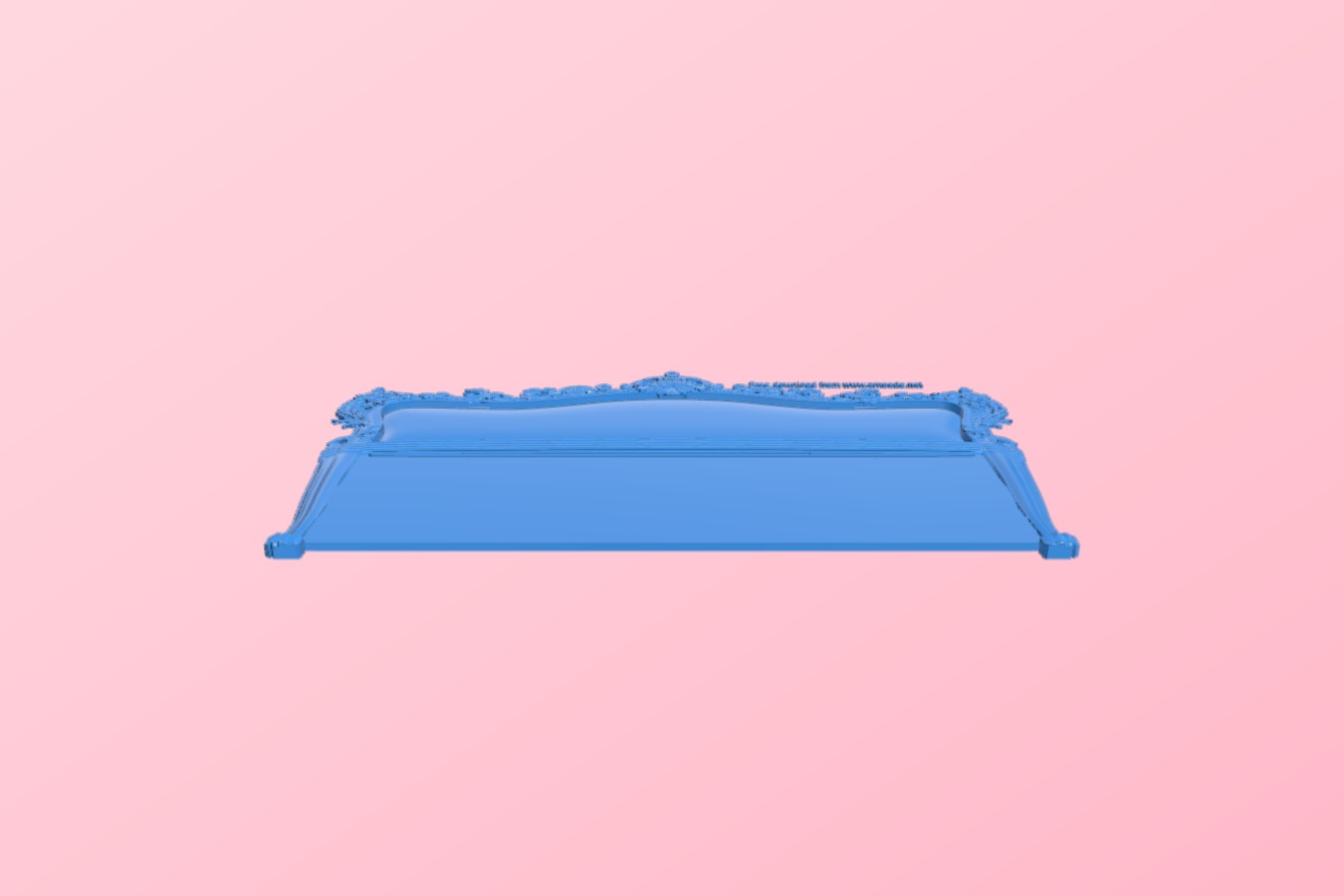 Pattern of the bed frame