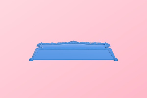 Pattern of the bed frame | 3d print model