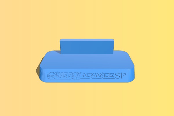 Gameboy Advance SP holder | 3d print model