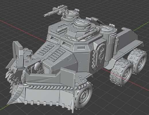 Khorax Liberation Utility Vehicle | 3d print model