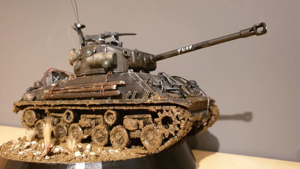 Fury (Sherman tank, ±1:30 scale)