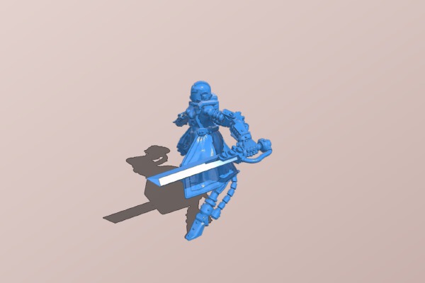 Robot warrior | 3d print model