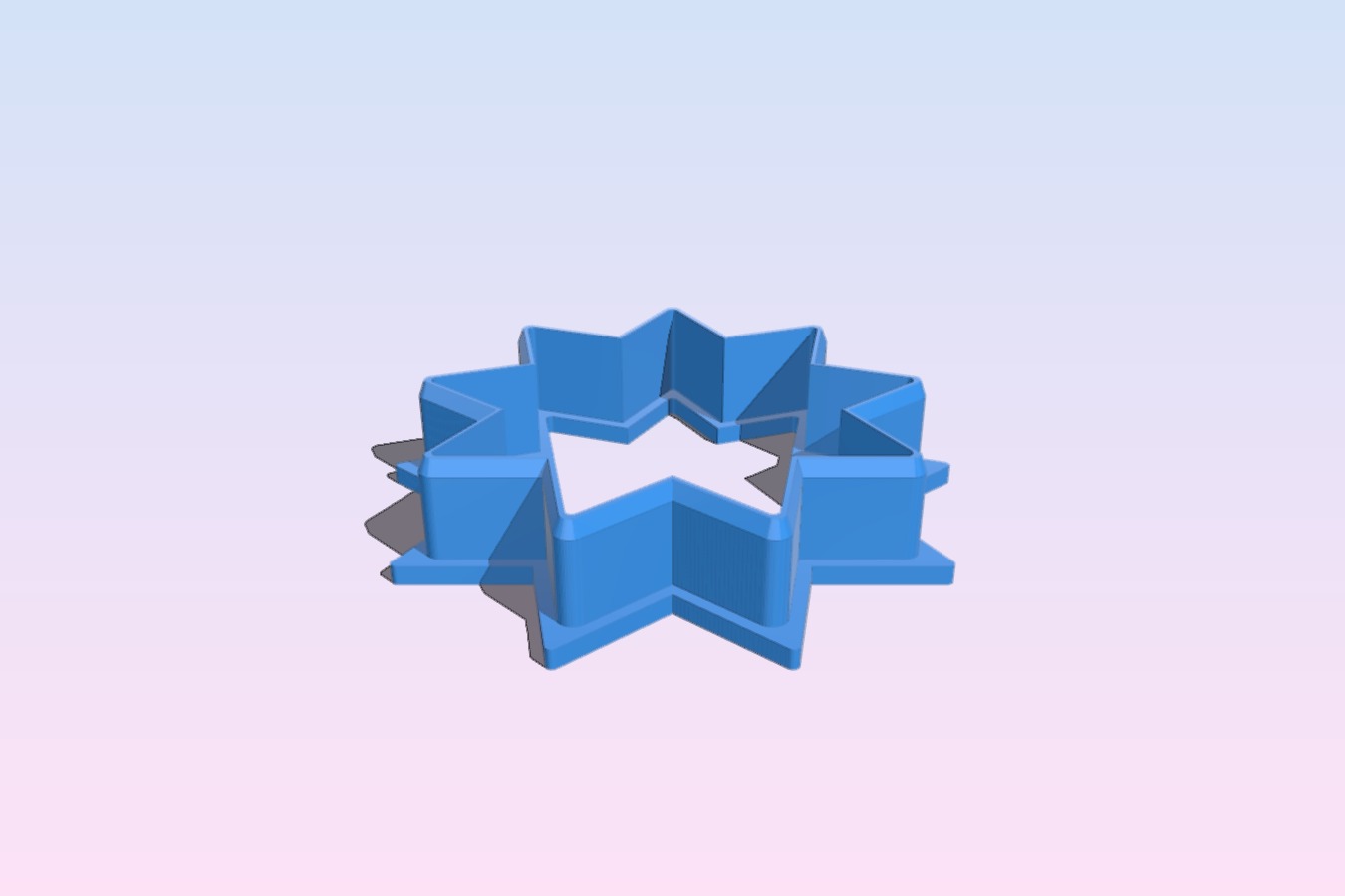 Nine Pointed Star Cookie Cutter