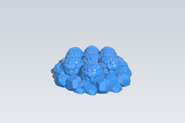 Delving Decor: Dragon Eggs (28mm_Heroic scale) | 3d print model