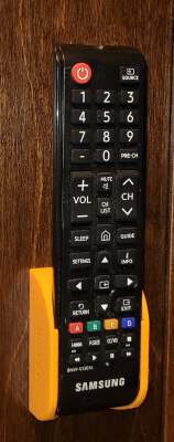 Samsung Remote Holder BN59-01301A Flat back | 3d print model