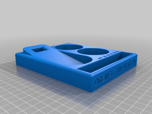 Rotary Tool Station and Organizer for Dremel 7300 | 3d print model