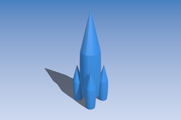 Openscad Rocket | 3d print model