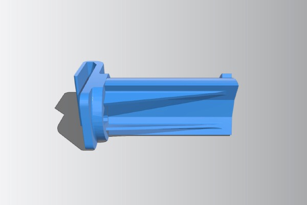 Simple Replicator 2 side mount spool holder | 3d print model