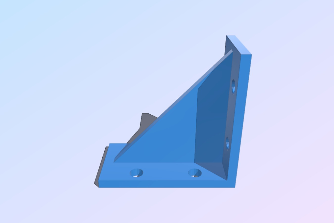 Verstärkter Winkel 50x50x25