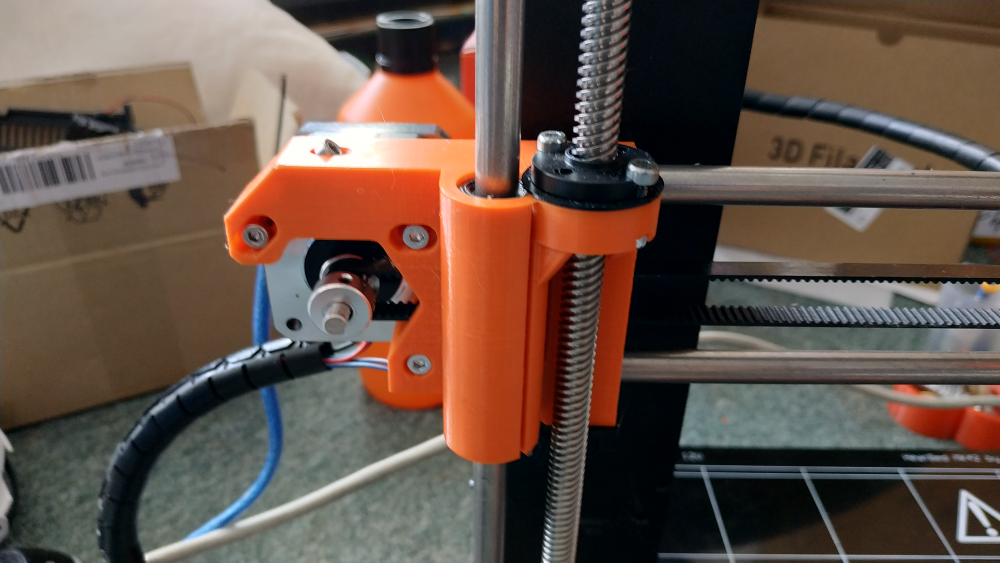 Prusa MK2 x end adjustable tension