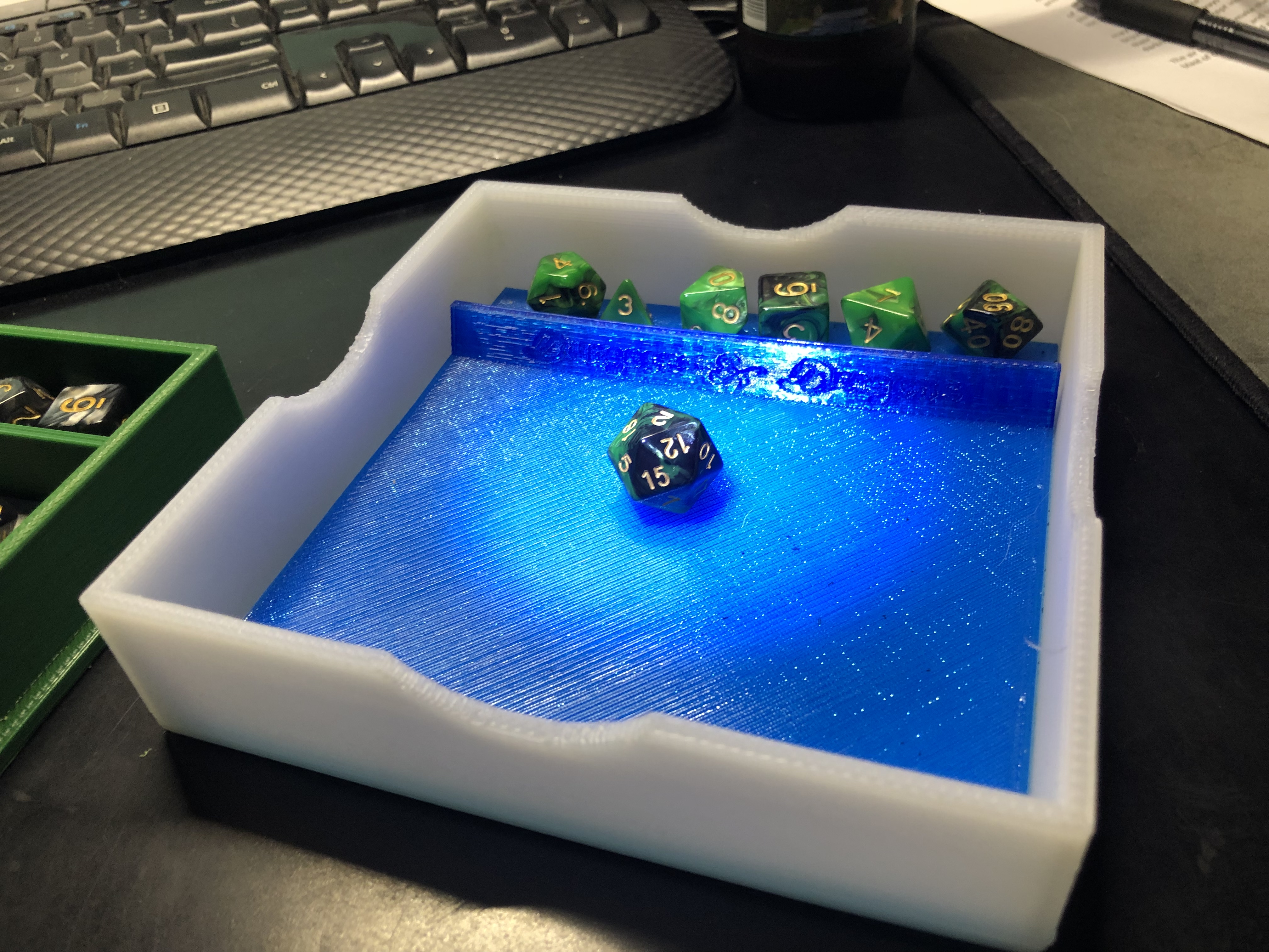 Simple Dice Box Mat