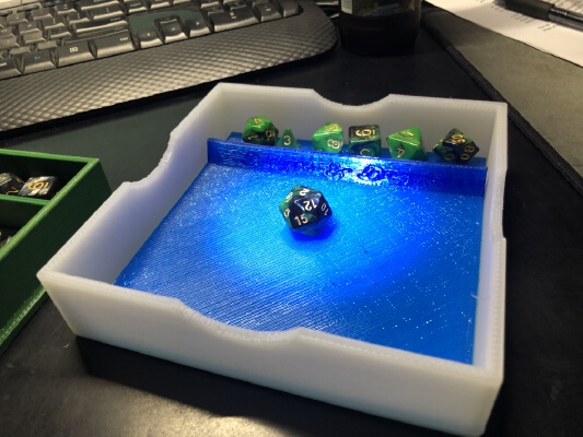 Simple Dice Box Mat | 3d print model