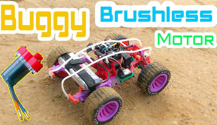 Buggy Car rc Brushless | 3d print model