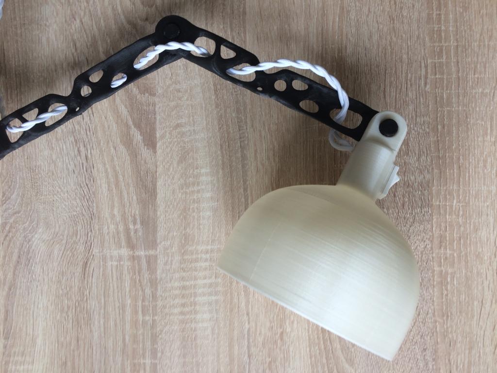 Desktop lamp and wireless charging phone holder