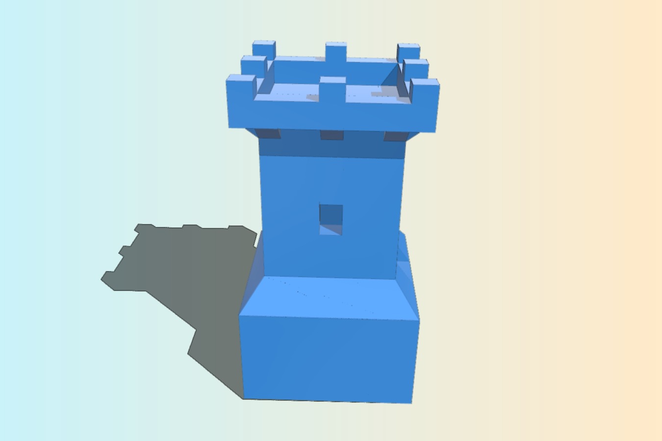 Castle Tower with Duplo compatible bottom